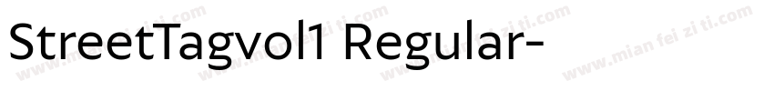StreetTagvol1 Regular字体转换